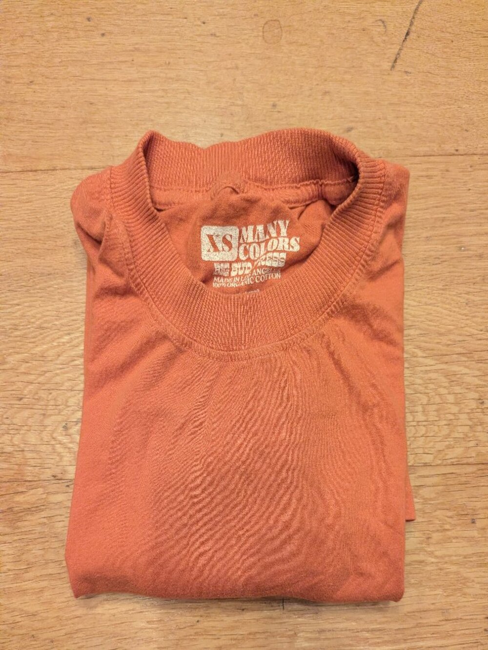 Big Bud Press Organic Vintage Tee XS Orange